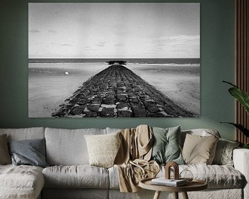 De weg naar de zee