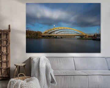 Gelbe Hogeweidebrücke oder Vleutensebrug in Utrecht