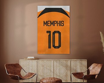 Nederlands Elftal WK Shirt - Memphis Depay van MDRN HOME
