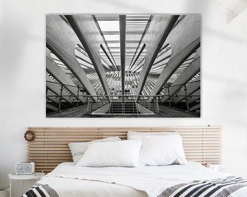 Detail shot Liege - Guillemins train station Belgium by Mario Brussé Fotografie