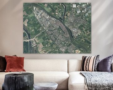 Photo aérienne de Kampen sur Maps Are Art
