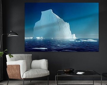 Ijsberg in Antarctica Achtergrond Kunstillustratie van Animaflora PicsStock