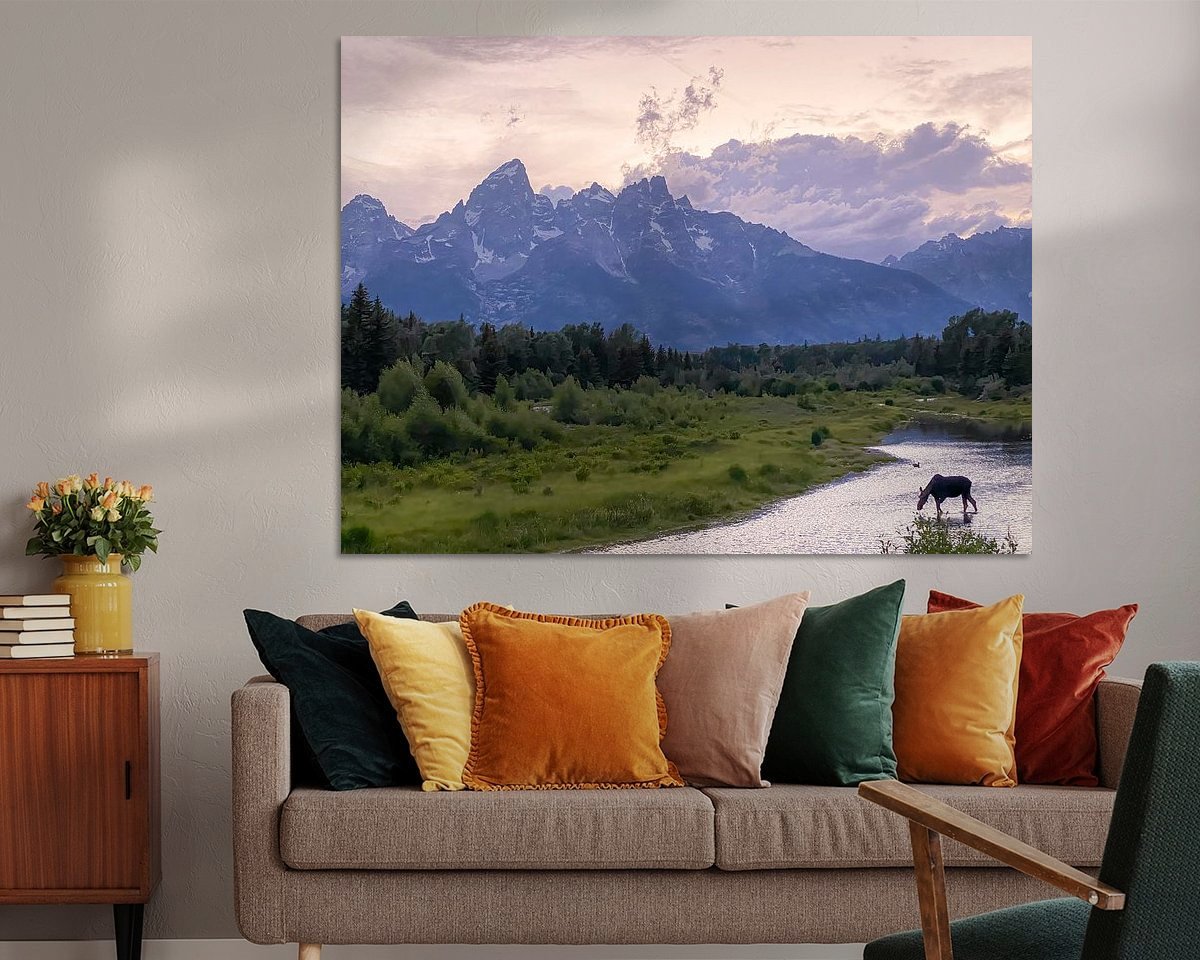 Example of the artwork in a room