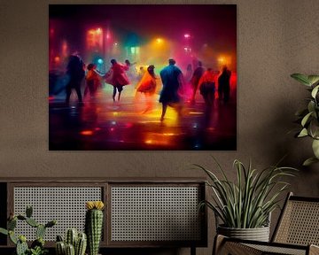 Dansend in de straten tijdens een zwoele zomernacht. Deel 14 van Maarten Knops