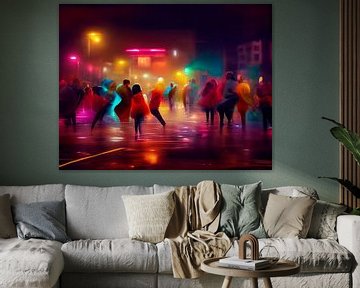 Dansend in de straten tijdens een zwoele zomernacht. Deel 15 van Maarten Knops