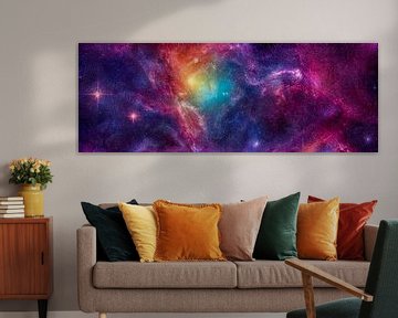 Astronomie Melkweg Nevel Illustratie Achtergrond van Animaflora PicsStock