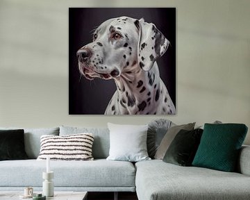 Portret van een dalmatiër Illustratie van Animaflora PicsStock