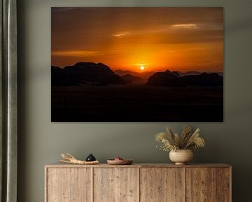 Jordan | Wadi Rum | Desert | Sunset by Sander Spreeuwenberg