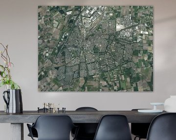 Luftaufnahme von Roosendaal von Maps Are Art