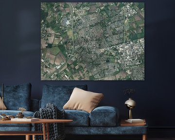 Aerial photo of Uden by Maps Are Art