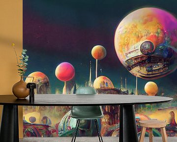 Alien fantasy, psychedelic dreams and flying rigs by Jef Peeters