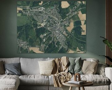 Luchtfoto van Valkenburg van Maps Are Art