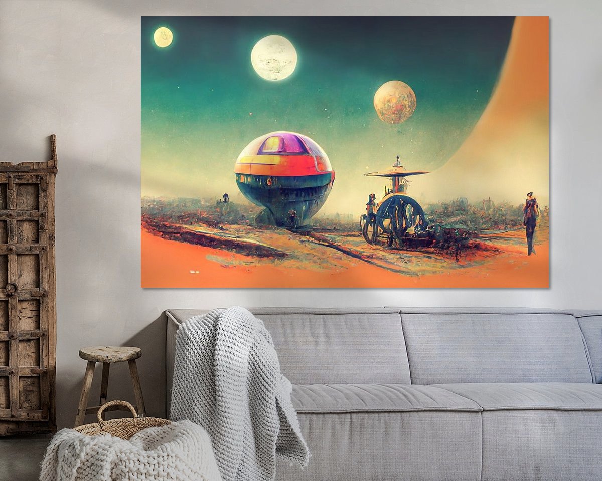 Example of the artwork in a room