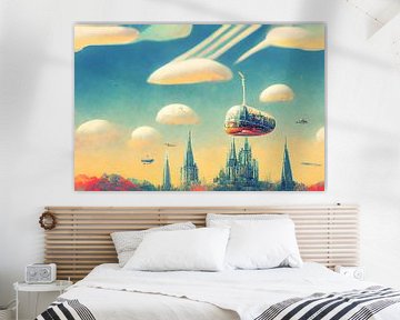 Alien fantasy, psychedelic dreams and flying rigs by Jef Peeters