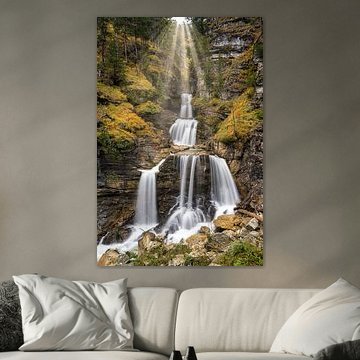 Kuhfluchtwasserfall bei Farchant in Bayern