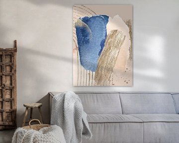 Abstract Blue van Gisela - Art for you