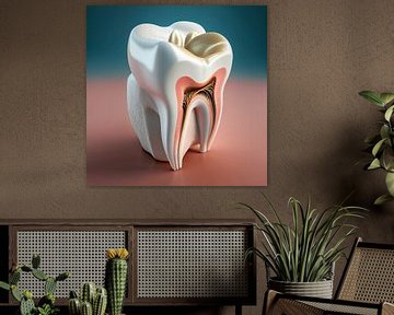 3d render van een tand illustratie van Animaflora PicsStock