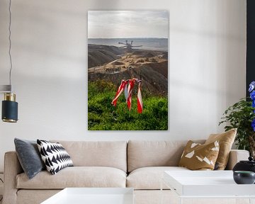 Mine de lignite à ciel ouvert de Garzweiler, Allemagne sur Gerwin Schadl