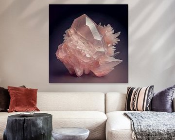 Portrait eines Berg Kristall Edelstein Illustration von Animaflora PicsStock