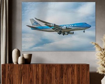 Landing KLM Cargo Boeing 747-400ERF "Oranje" (PH-CKC). van Jaap van den Berg