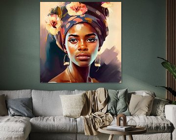 Beautiful African woman by Bianca ter Riet