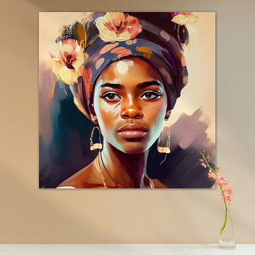 Beautiful African woman