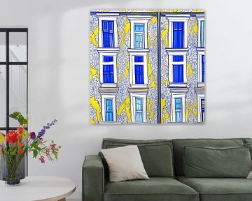 Huis met luiken van Lily van Riemsdijk - Art Prints with Color