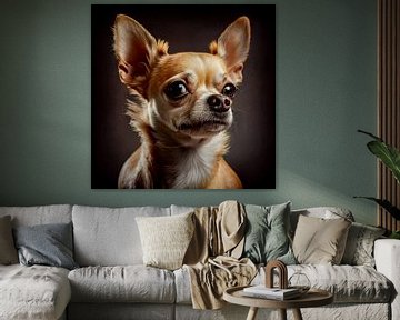 Porträt eines Chihuahua Illustration von Animaflora PicsStock
