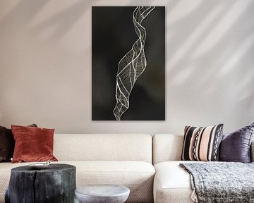 Geometrisch spiraal minimalistisch kunst