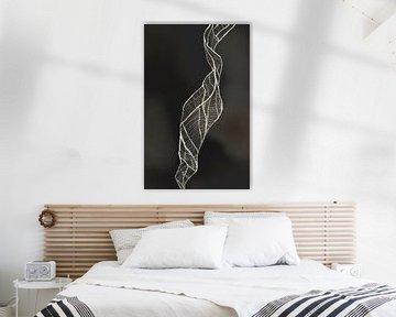 Geometrisch spiraal minimalistisch kunst