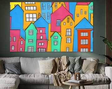 Plus de couleurs dans la maison sur Lily van Riemsdijk - Art Prints with Color