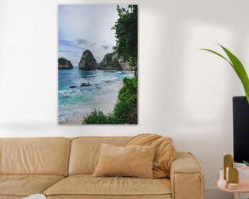 Schöner Strand am Diamond Beach auf Nusa Penida Bali von Ken Tempelers