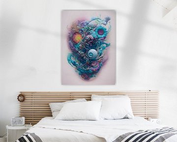 Relax and take a deep breath - Floral AI Art