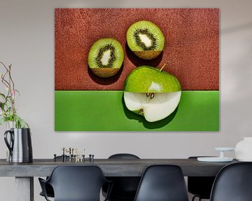 Happy Fruit Pomme Kiwi sur Martijn Hoogendoorn