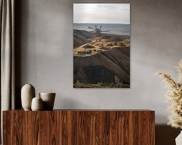 Mine de lignite à ciel ouvert de Garzweiler, Allemagne sur Gerwin Schadl