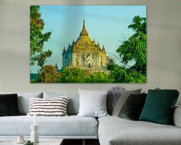 Tempel in Bagan in Myanmar van Barbara Riedel