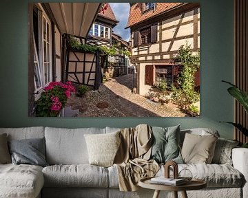 Historische oude stad in Gengenbach in het Zwarte Woud van Werner Dieterich