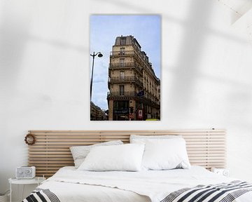 Französische Balkon-Eckstruktur | Paris | Frankreich Reisefotografie von Dohi Media