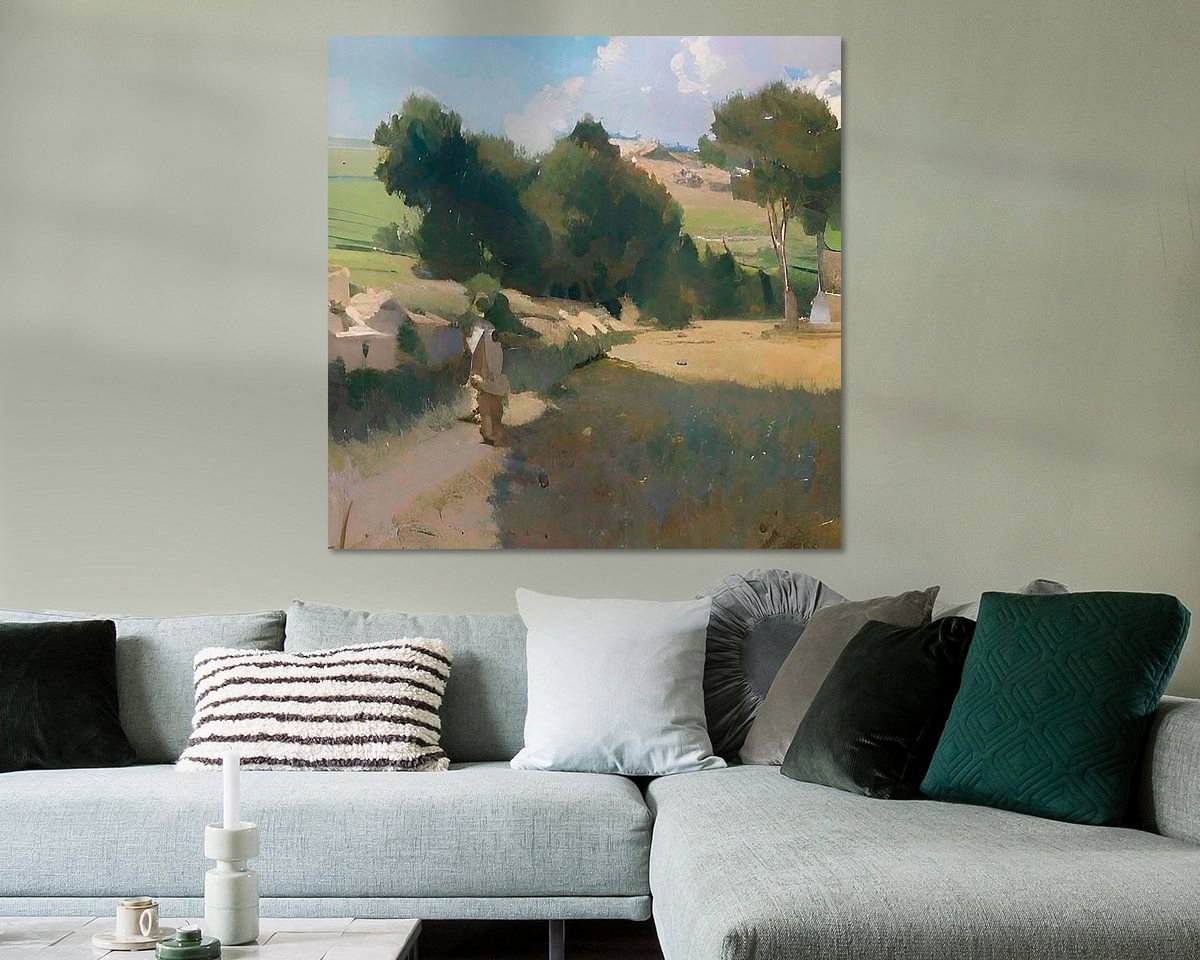 Example of the artwork in a room