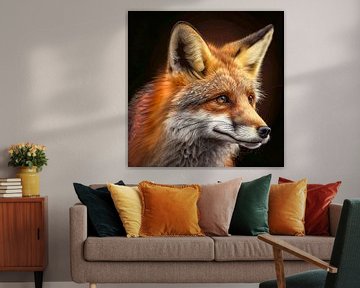 Portrait eines Fuchs Illustration von Animaflora PicsStock