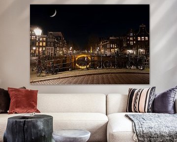 Keizersgracht and Reguliersgracht Amsterdam by Peter Bartelings