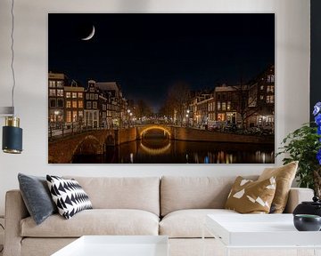 Keizersgracht and Reguliersgracht Amsterdam by Peter Bartelings