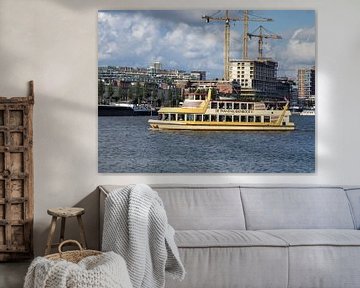 Pannekoekenboot Rotterdamse Haven van Pictures by Van Haestregt