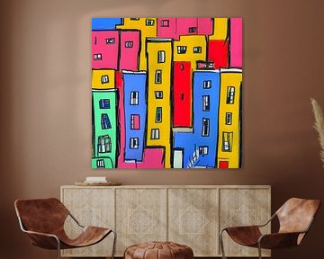 New York style in kleur van Lily van Riemsdijk - Art Prints with Color