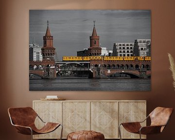 Le pont Oberbaumbrücke à Berlin sur David Esser