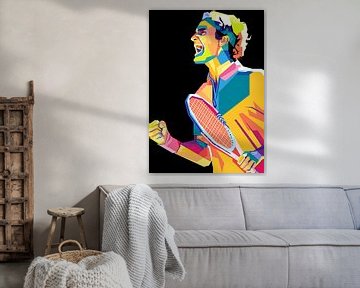 Roger Federer  pop art by andrean