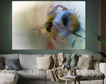 Abstract decayed flower by Chantal van Tol