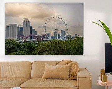 Singapore skyline by David Esser