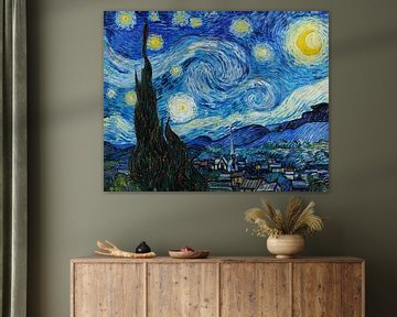 Vincent Van Gogh's The Starry Night 1889 by LUSE