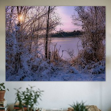 ZWABISCH WINTERLANDSCHAP